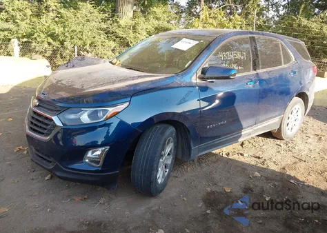 2020 Chevrolet Equinox Fwd Lt 1.5L Turbo из США, поврежденный, VIN 2GNAXKEV0L6210553